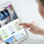Centri radiologici convenzionati Bari, utente al tablet